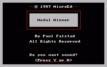 Medal Winner-Amiga